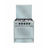 Unionaire Platnium 5 Digital Gas Cooker, 4 Burners, 60 cm, Stainless Steel - C66SS-GC-447-IDSF-U5-AL